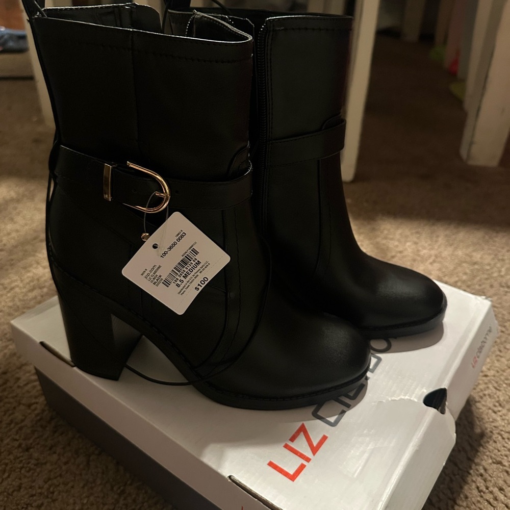 Liz Claiborne Black Women's Ankle Boots